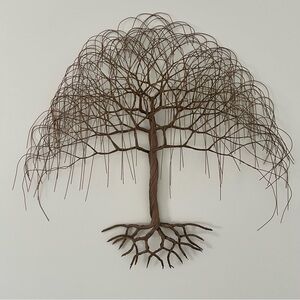 Handcrafted Unique Copper Twisted Wire Tree of Life Wall Decor